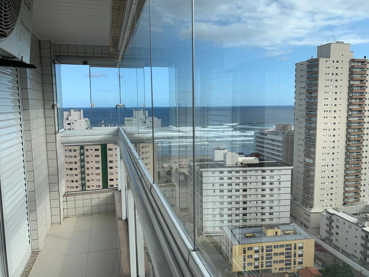 Ultimo Andar, Varanda Gourmet, Vista Da Praia Praia Grande  Ngoại thất bức ảnh